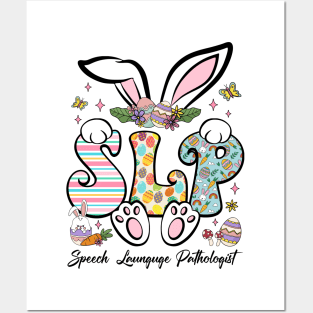 Speech Language Pathologist Bunnies Posters and Art